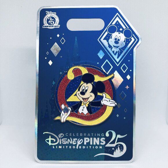 Dressed to Impress Mickey with 25th Anniversary Logo LE 750 Disney - Picture 1 of 3